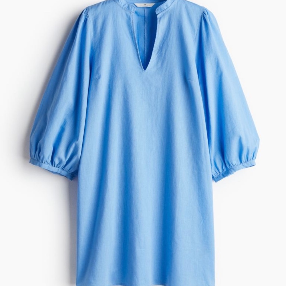 H&M Linen blend dress NWOT